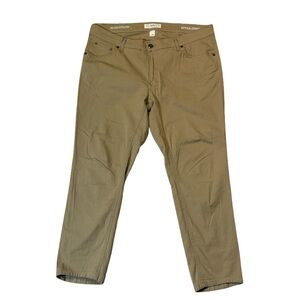 Brax mens 38x28 khaki tan chuck modern marathon 5-pocket pants EUC
